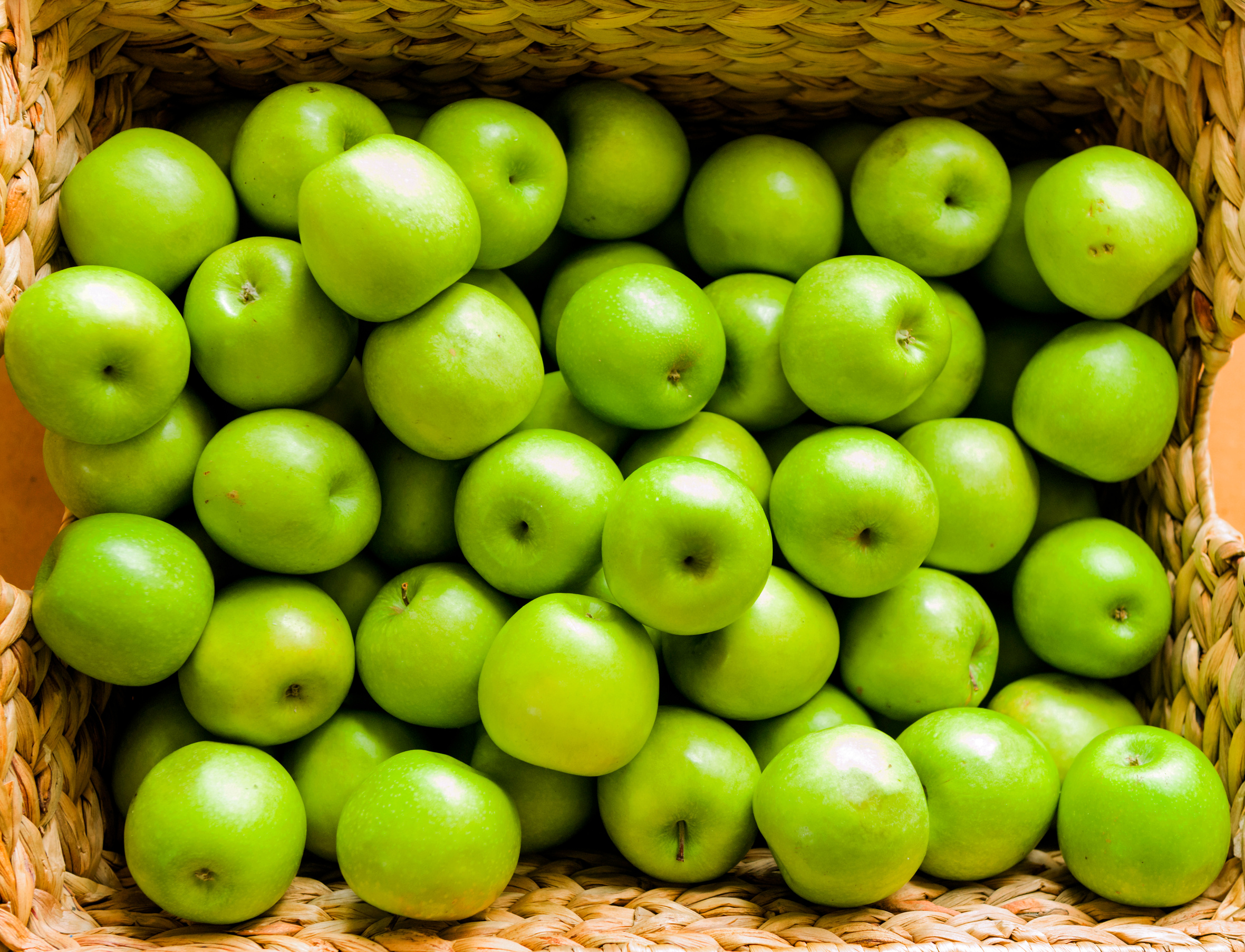 Basket of Green Apples